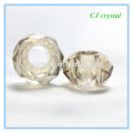 Perles de 8 * 14mm grand trou, perles rondelle grand trou pour bracelet